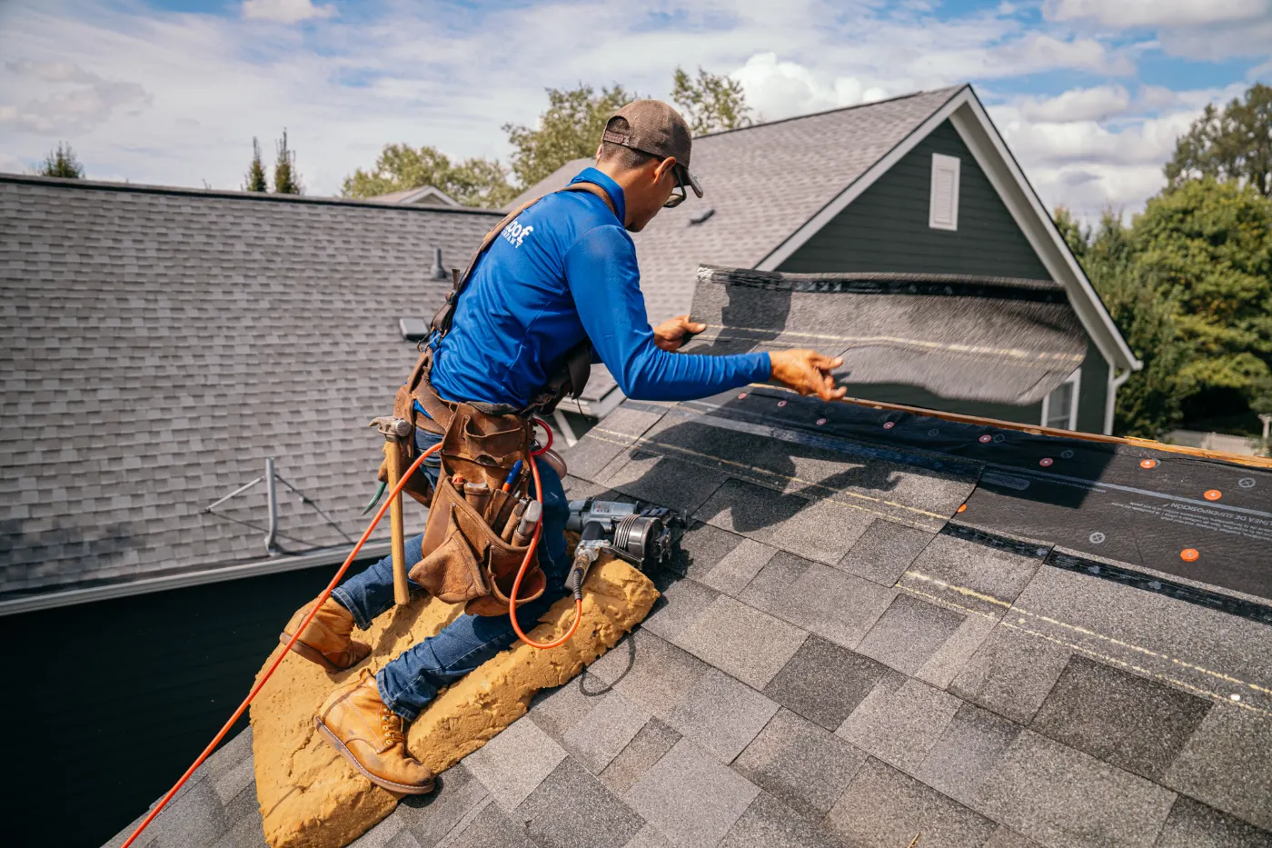 Roofing by Cumberland Roofing near Fishers, IN